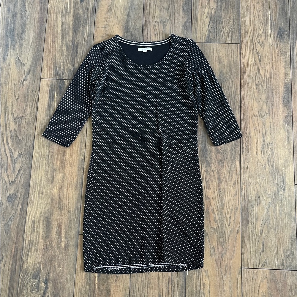 St Martins Elegant Black Polka Dot Dress